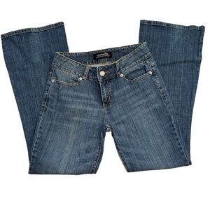 LONDONJEAN Classic Blue Flare Jeans